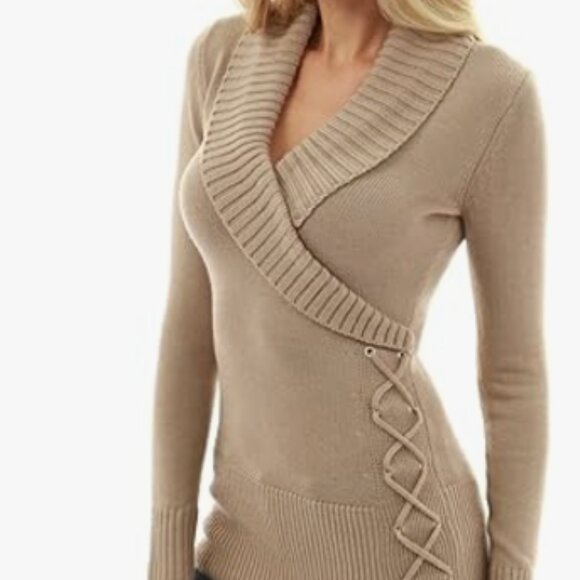 PATTY BOUTIK Tan Sweater - Picture 10 of 11